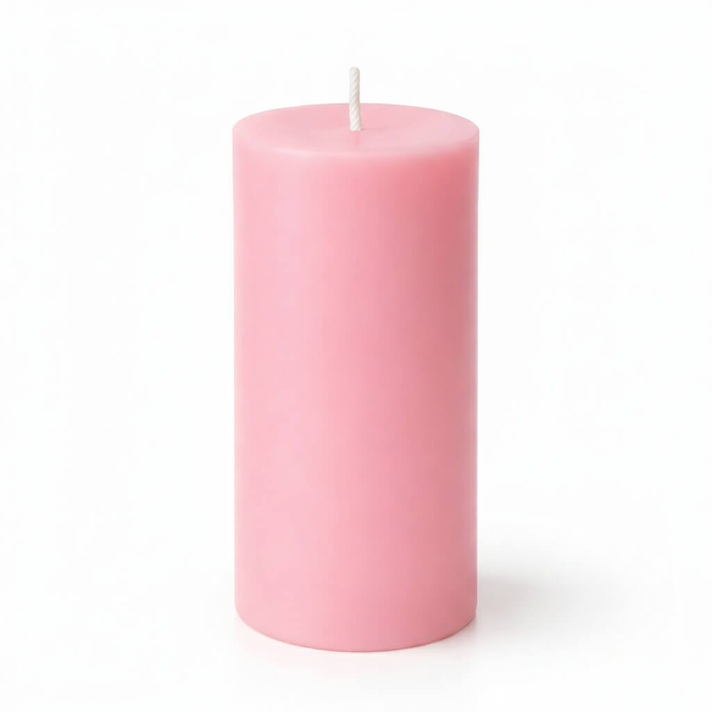 Richland Pillar Candle 3"x6" Pink