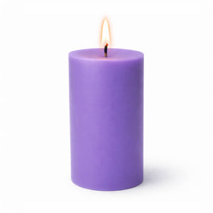 Richland Pillar Candles 3"x6" Lavender Set of 6