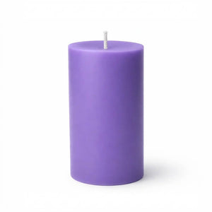 Richland Pillar Candles 3"x6" Lavender Set of 6
