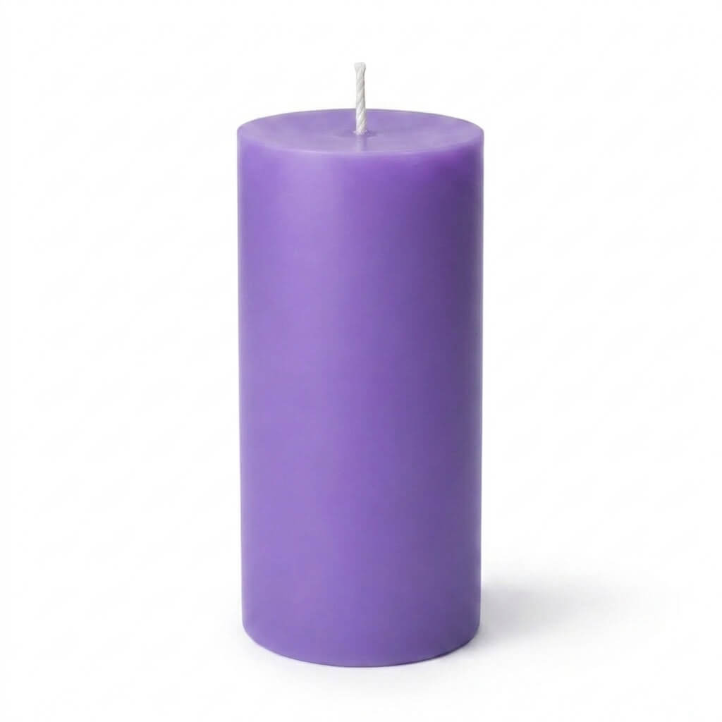 Richland Pillar Candles 3"x6" Lavender Set of 6