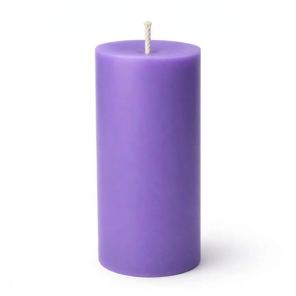 Richland Pillar Candles 3"x9" Lavender Set of 6