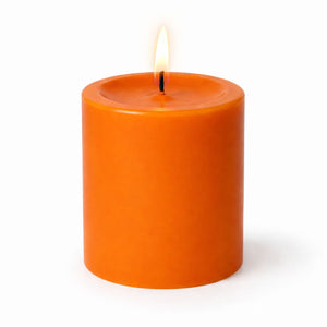 Richland Pillar Candle 3"x3" Orange