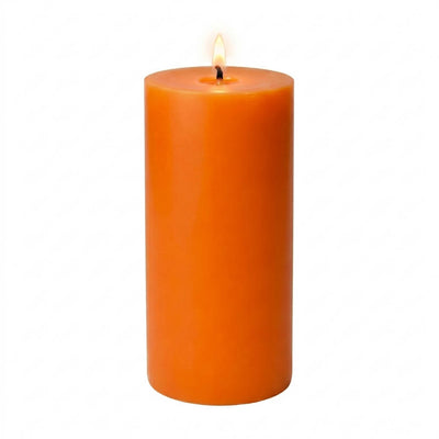 Richland Pillar Candle 3"x6" Orange - thumbnail number 2