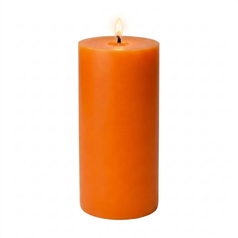 Richland Pillar Candle 3"x6" Orange - thumbnail number 2