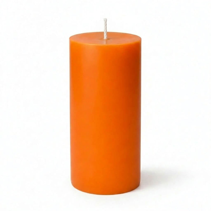 Richland Pillar Candle 3"x6" Orange - thumbnail number 1