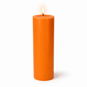Richland Pillar Candles 3"x9" Orange Set of 12