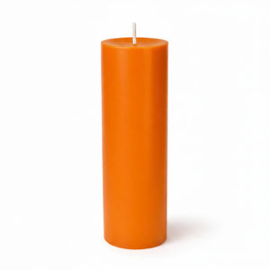 Richland Pillar Candles 3"x9" Orange Set of 12