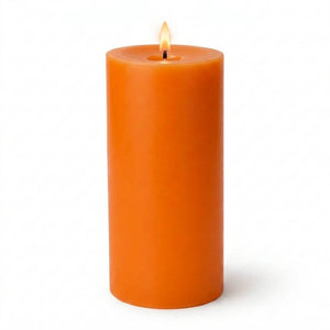 Richland Pillar Candles 3"x9" Orange Set of 6