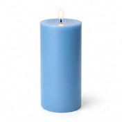 Richland Pillar Candles 3"x6" Light Blue Set of 6 - thumbnail number 2