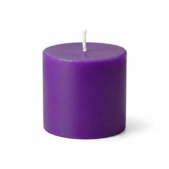 Richland Pillar Candle 3"x3" Purple