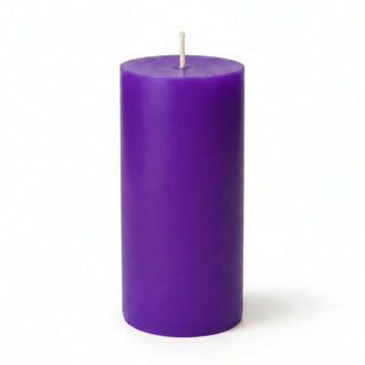 Richland Pillar Candle 3"x6" Purple
