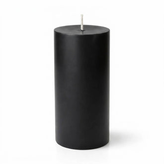 Richland Pillar Candle 3"x6" Black