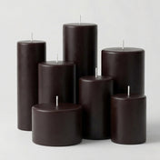 Richland Pillar Candle 3"x9" Dark Chocolate - thumbnail number 3