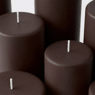 Richland Pillar Candle 3"x9" Dark Chocolate - thumbnail number 5