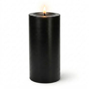 Richland Pillar Candles 3"x9" Black Set of 12 - thumbnail number 2
