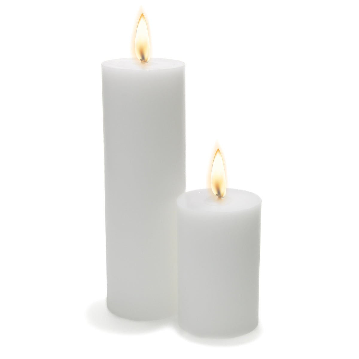 Richland Pillar Candles White