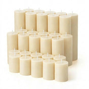 Richland Pillar Candles 2"x3", 2"x6", 2"x9" Set of 30 - thumbnail number 3