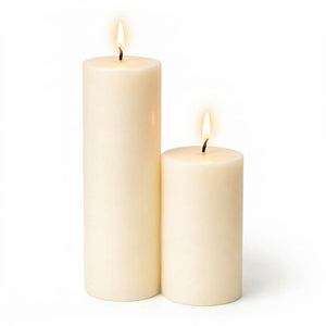 Richland Pillar Candles 2" x 3" & 2" x 6" Set of 20