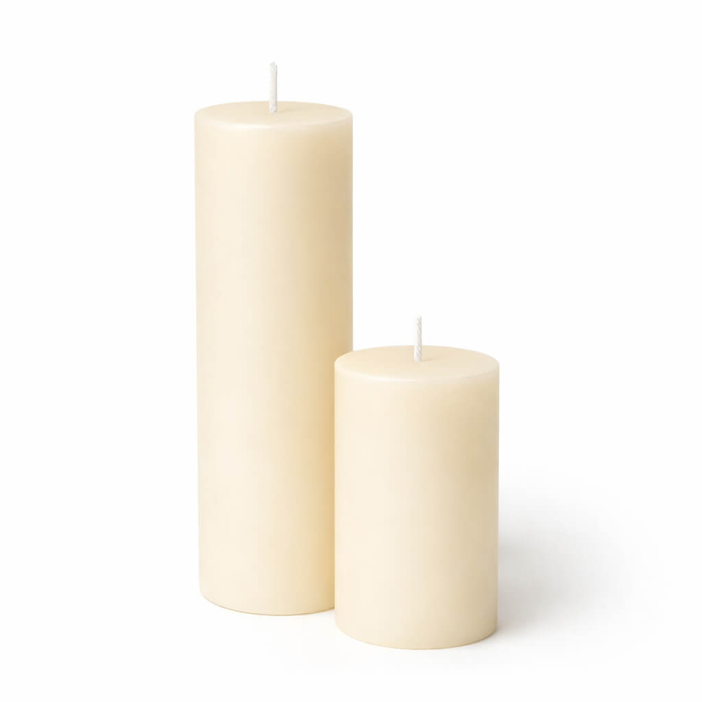 Richland Pillar Candles 2" x 3" & 2" x 6" Set of 20