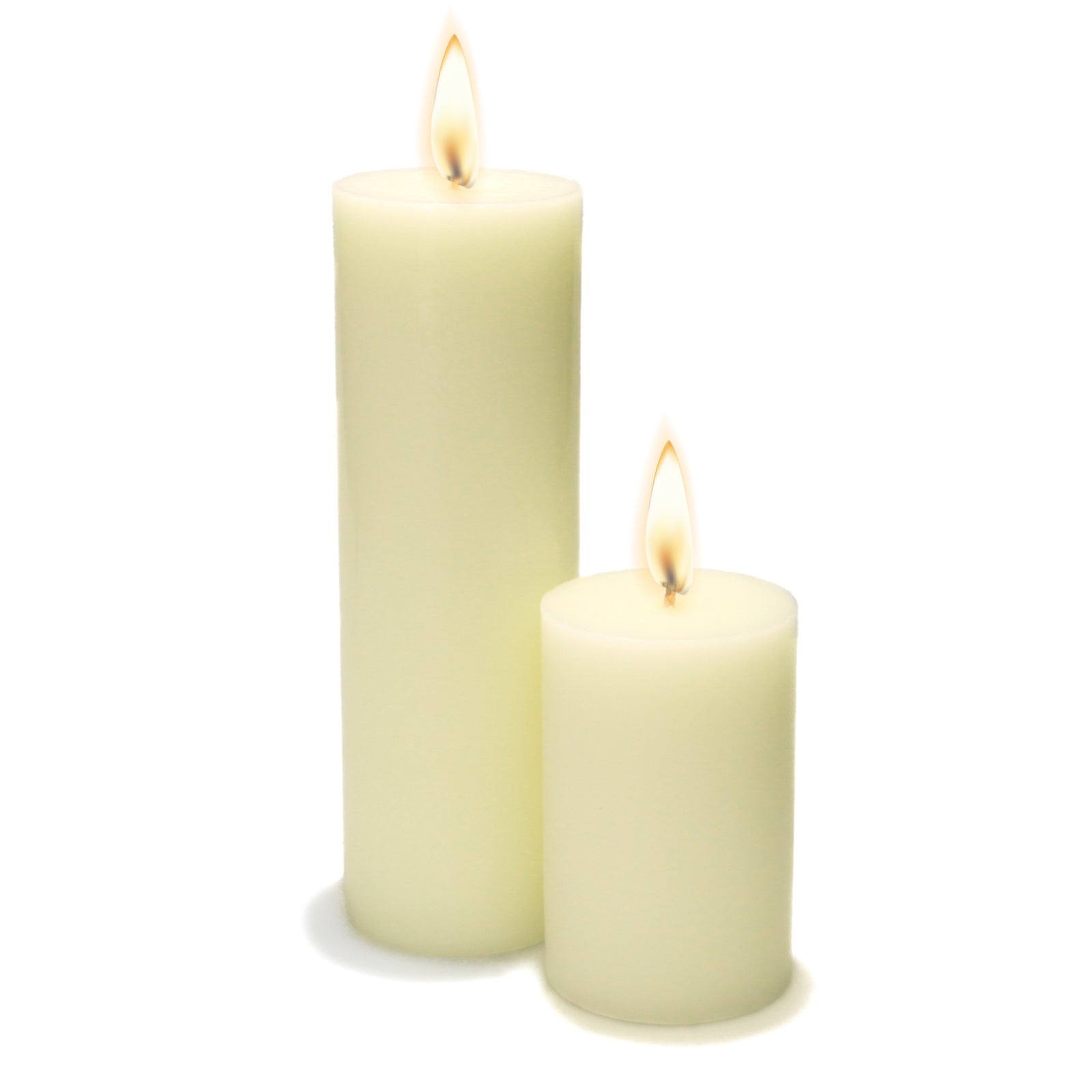 Richland Pillar Candles White