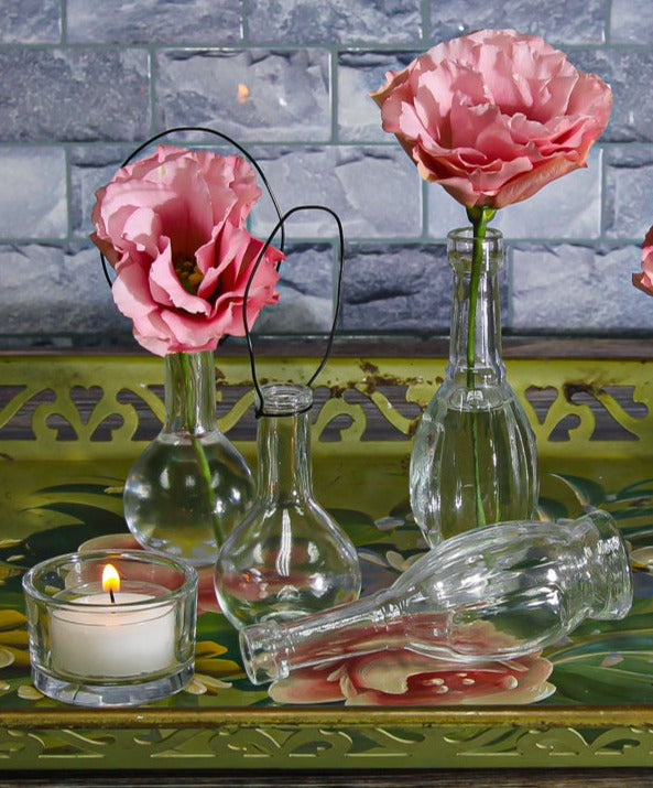 Richland Vintage Bubble Bud Vase Set of 12