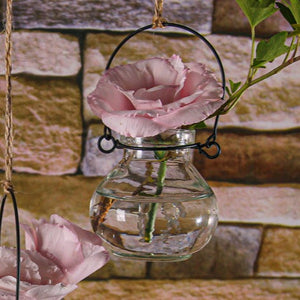 Richland Vintage Jar Hanging Glass Vase Set of 12