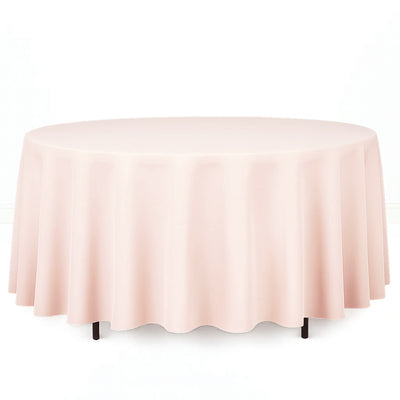 Premium Polyester Round Tablecloth 108" - 220GSM - By TCF Linen - thumbnail number 5