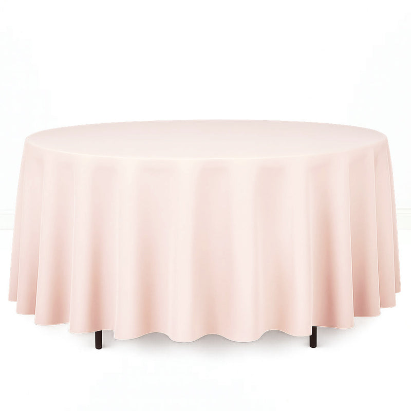 Premium Polyester Round Tablecloth 108" - 220GSM - By TCF Linen - thumbnail number 5