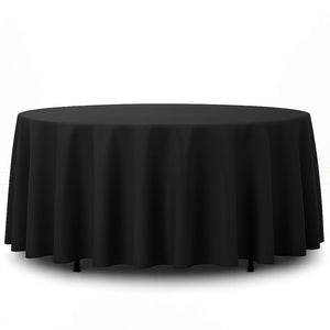 Premium Polyester Round Tablecloth 108" - 220GSM - By TCF Linen