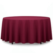 Premium Polyester Round Tablecloth 108" - 220GSM - By TCF Linen - thumbnail number 8