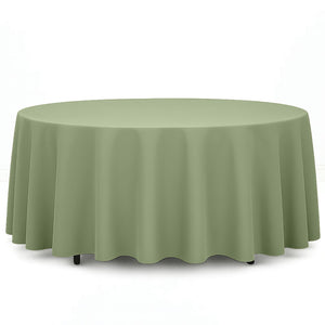 Premium Polyester Round Tablecloth 108" - 220GSM - By TCF Linen