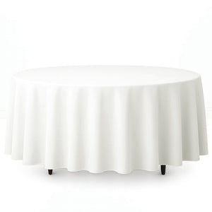 Premium Polyester Round Tablecloth 108" - 220GSM - By TCF Linen