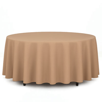 Premium Polyester Round Tablecloth 108" - 220GSM - By TCF Linen - thumbnail number 15