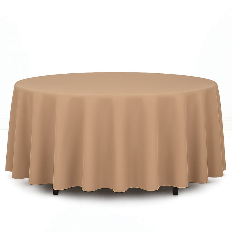 Premium Polyester Round Tablecloth 108" - 220GSM - By TCF Linen - thumbnail number 15