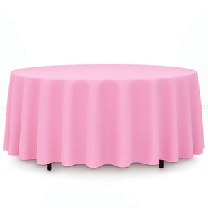 Premium Polyester Round Tablecloth 108" - 220GSM - By TCF Linen