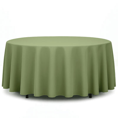 Premium Polyester Round Tablecloth 108" - 220GSM - By TCF Linen - thumbnail number 20