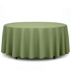 Premium Polyester Round Tablecloth 108" - 220GSM - By TCF Linen