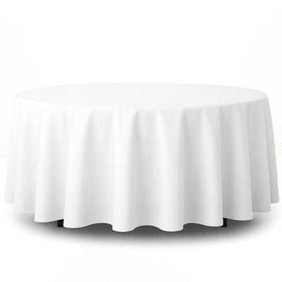 Premium Polyester Round Tablecloth 108" - 220GSM - By TCF Linen - thumbnail number 2