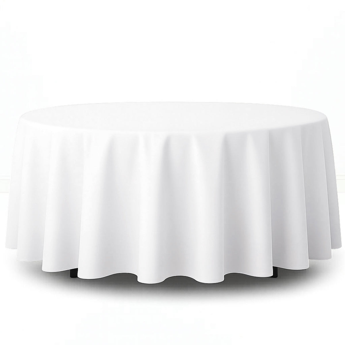 Premium Polyester Round Tablecloth 108" - 220GSM - By TCF Linen
