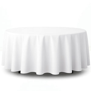 Premium Polyester Round Tablecloth 108" - 220GSM - By TCF Linen