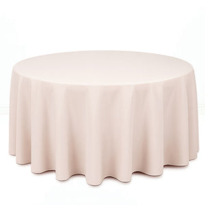 Premium Polyester Round Tablecloth 120" - 220GSM - By TCF Linen