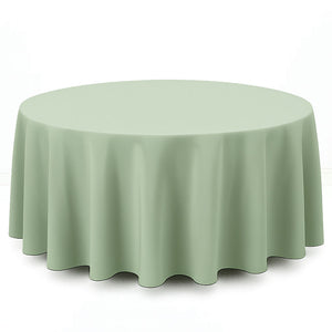 Premium Polyester Round Tablecloth 120" - 220GSM - By TCF Linen