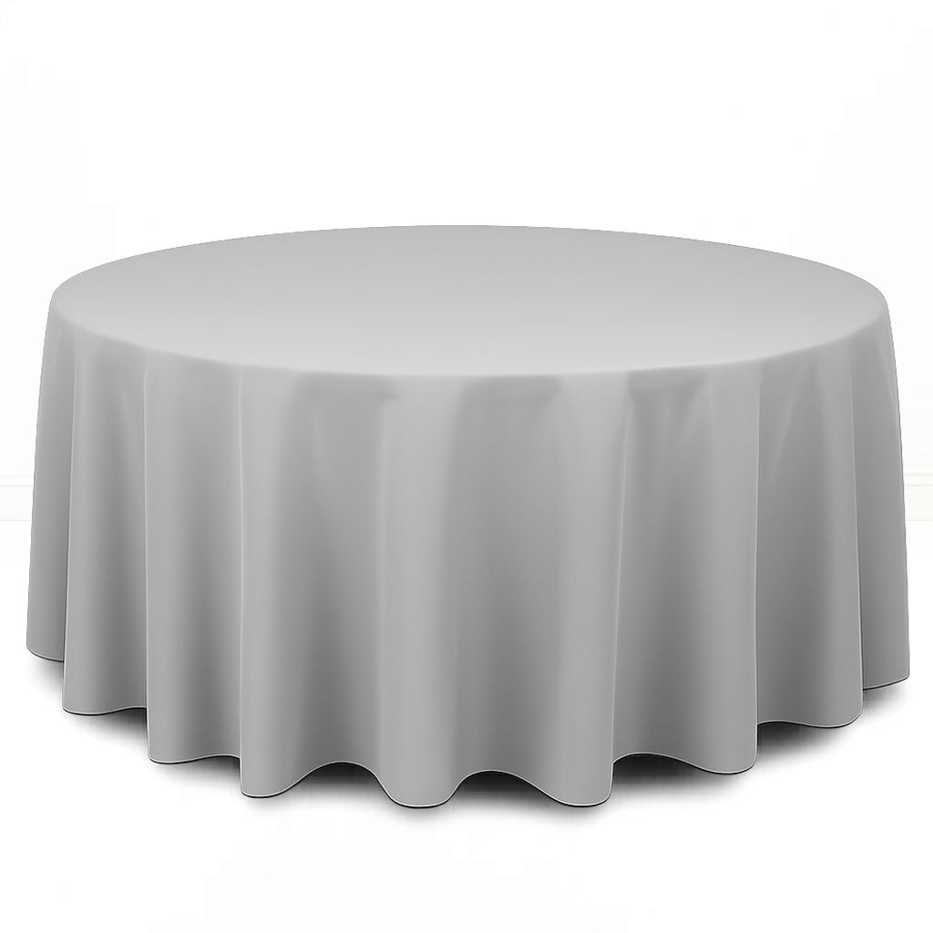 Premium Polyester Round Tablecloth 120" - 220GSM - By TCF Linen