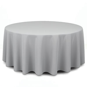 Premium Polyester Round Tablecloth 120" - 220GSM - By TCF Linen