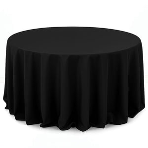 Premium Polyester Round Tablecloth 132" - 220GSM - By TCF Linen