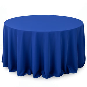 Premium Polyester Round Tablecloth 132" - 220GSM - By TCF Linen