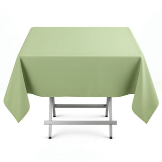 Premium Polyester Square Tablecloth 54"x54" - 220GSM - Dusty Sage - By TCF Linen