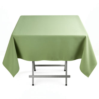 Premium Polyester Square Tablecloth 54"x54" - 220GSM - Sage Green - By TCF Linen