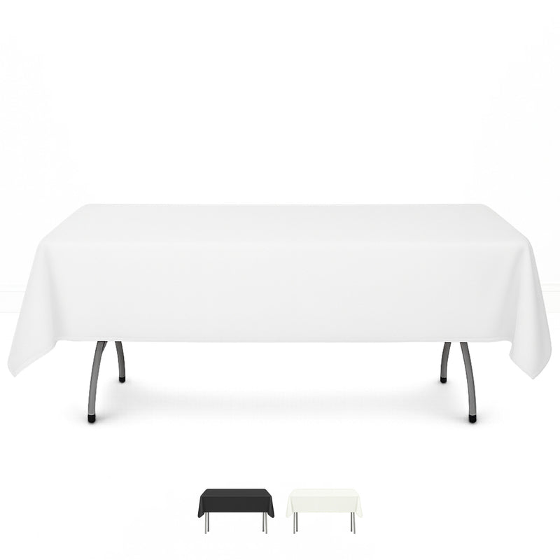 Premium Polyester Rectangle Tablecloth 54"x96" - 220GSM - By TCF Linen - thumbnail number 1