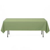 Premium Polyester Rectangle Tablecloth 60"x102" - 220GSM - Sage Green - By TCF Linen - thumbnail number 1